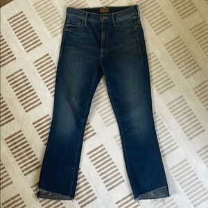 MOTHER The Insider Crop Step Fray in The Streets are Talking Size 26